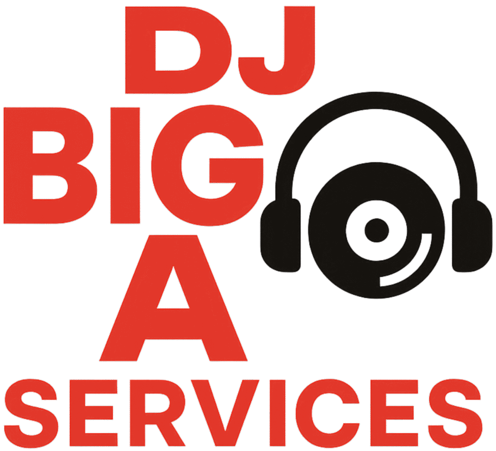 Dj big a services logo official transparent